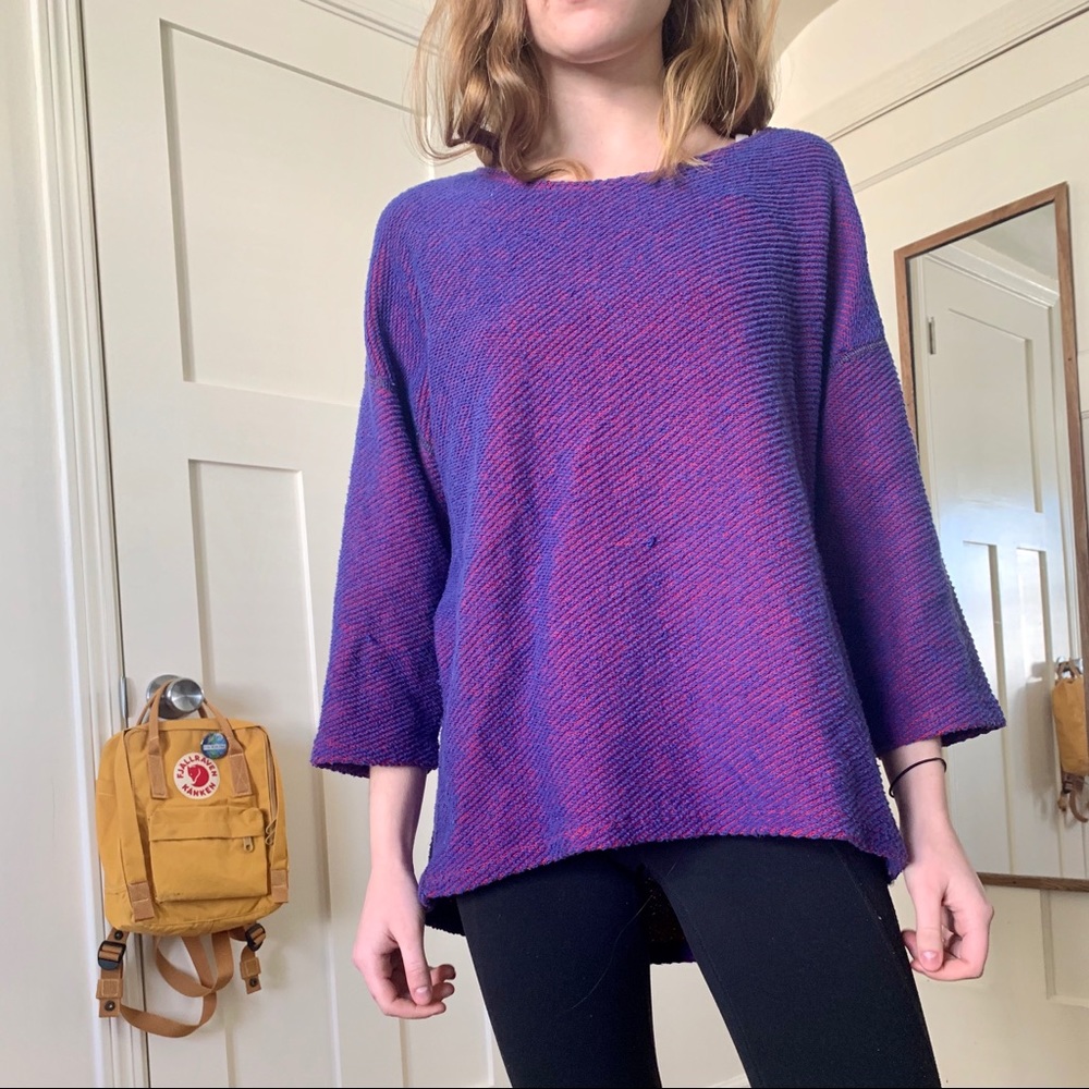 American Apparel Two Toned Reversible Sweater
